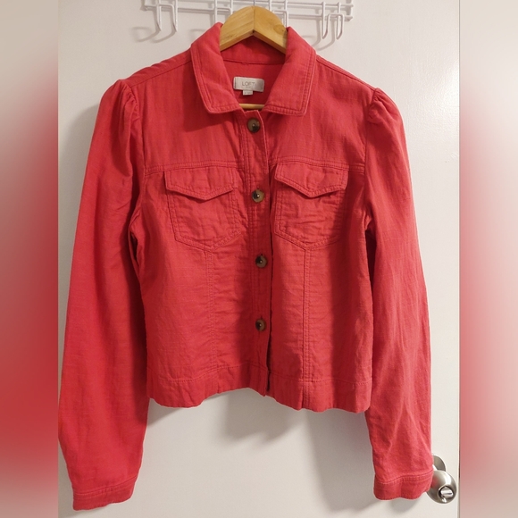 Loft Women's Pink Jacket - Picture 2 of 7